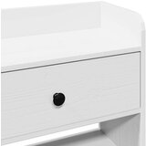  Vzglavje s predelki bela 75 cm trdna borovina, (21532741) | Shoptok.si