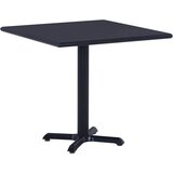 vidaXL vrtna miza črna 80x80x75 cm | Shoptok.si