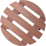 Kolica za biljke 4 kom smeđa Ø 30 x 7,5 cm WPC | Eponuda.ba