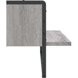  Zidna polica s prečkom boja hrasta sonome 65 x 25 x 30 cm | Eponuda.com
