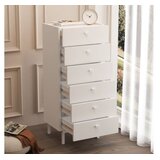 Hanah home komoda s ladicama, bijela Slike