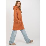 RELEVANCE Coat RV-PL-8449.98P-dark orange | Shoptok.si