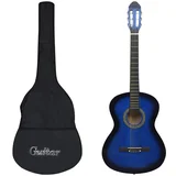 Klasična gitara za početnike s torbom plava 4/4 39 "