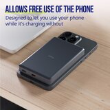 ALLITY brezžična power bank baterija APB-300 PD QC 20W 10000 mAh magnetska siva | Shoptok.si