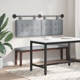  Viseće uzglavlje kreveta S LED svjetlom Svjetlosiva Tkanina | shoptok.hr