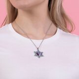Frozen Ogrlica Disney - Elsa i Anna, posrebrena | shoptok.hr