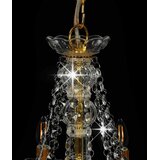  Luster s perlama zlatni 12 žarulja E14 | shoptok.hr