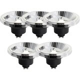 LUEDD Komplet 5 GU10 zatemnitvenih LED žarnic 111 mm 10,5 W 770 LM 4000 K Cene