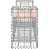  Vrtna klupa s gabionskim dizajnom 183x41x60,5 cm drvo duglazije | shoptok.hr