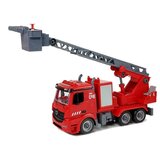  Vetrogasni kamion za igru sa kacigom i ljestvama - crveni | shoptok.hr