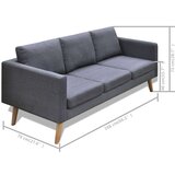 vidaXL set dvosjeda i trosjeda od tkanine tamnosivi | shoptok.hr