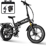 Vitilan Električno zložljivo kolo i7 Pro 3.0 - 750W 48V 20Ah - 8-stopenjski menjalnik - črna, (21960381) | Shoptok.si