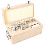 Kern Set utega 354-08, OIML klasa M2, nazivna vrijednost 1 g - 5 kg, gumb, fino tokareni nehrđajući čelik (OIML), u drv Cijene