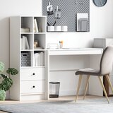 vidaXL Stol sa skladištem Bijelo konstruirano drvo | shoptok.hr