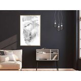  Poster - Mysterious Look (Grey) 30x45 | shoptok.hr