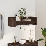 vidaXL Zidna polica boja hrasta 100x35x30,5 cm od konstruiranog drva Cijene