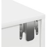  Zidna polica s ladicama bijela 100x36x19 cm izrađeno drvo | shoptok.hr