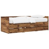  na dan s ladicama Staro drvo Konstruirano drvo - Staro drvo 80 x 200 cm | shoptok.hr