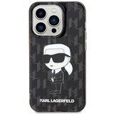 Karl Lagerfeld Ovitek KLHCP15LHNKMKLK, Iphone 15 Pro, črn, (21092958) Cene