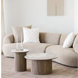 House Nordic Okrogla stranska mizica z mizno ploščo v marmornem dekorju ø 45 cm Athens – | Shoptok.si