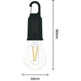  led solarna punjiva svetiljka lumina lumo led/usb 300 mah crna | Eponuda.com