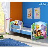  Dječji krevet ACMA s motivom, bočna plava 140x70 cm 01-zoo | shoptok.hr
