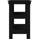  Radni stol crni 78,5 x 50 x 80 cm od masivne borovine | shoptok.hr