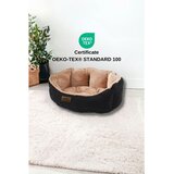 Paws &amp; Whiskers Sprit 50 x 40 - Black, Beige BlackBeige Pet Bed | Eponuda.com
