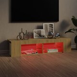 TV ormarić s LED svjetlima boja hrasta sonome 135 x 39 x 30 cm | shoptok.hr