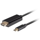 Lanberg USB-C kabel in HDMI Macho/Macho 4K 60Hz 1M črnec, (21090937) Cene
