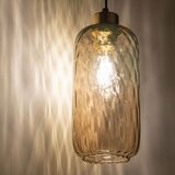  Zamensko staklo za luster KARO E27, prečnika 14 cm, zadimljeno braon | Eponuda.com