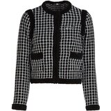 Karl Lagerfeld Kardigan crna / bijela Cijene
