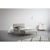 Premium Living Oblazinjena Postelja Flint, Siva, 140x200 | Shoptok.si