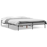  Okvir kreveta boja hrasta 140x200cm konstruirano drvo i metal | shoptok.hr