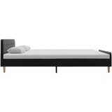  Okvir za krevet od jute tamnosivi 160 x 200 cm | shoptok.hr