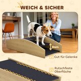  Agility ljuljačka za pse 2 u 1 klackalica i stepenice protuklizna jelovina 80 x 39 5 cm | shoptok.hr