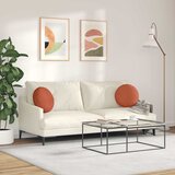  Jastučići za sjedenje 2 pcs Crvena narančasta Ø 40 cm | shoptok.hr