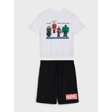 Sinsay Pamučni komplet: majica i kratke hlače Marvel | shoptok.hr