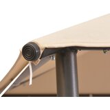  Sjenica/paviljon/šator/nadstrešnica 3 x 3 m čelični bež | shoptok.hr