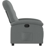 vidaXL Naslanjač temno siv blago | Shoptok.si