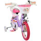 Volare dječji bicikl Unicorn 12″ ljubičaste boje, s dvije ručne kočnice | shoptok.hr