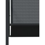  15-dijelni vrtni blagovaonski set crni od tekstilena | shoptok.hr