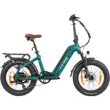 TTGO Električno kolo F8 iz karbonskih vlaken, doseg 110 km, ultralahko 20-palčno kolo s senzorjem navora, zeleno, (5000234148) | Shoptok.si