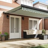  Skrovita tenda Zelena i bijela 500 × 300 cm | Eponuda.com