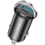 Joyroom mini dvojni priključek usb type c / usb 20 w 5 pameten avtomobilski polnilnik power delivery quick charge 3.0 afc scp siv | Shoptok.si