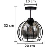  Plafonski luster SOLO BLACK 1xE27/60W/230V | Eponuda.com
