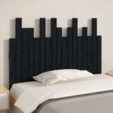  Stensko posteljno vzglavje črno 108x3x80 cm trdna borovina, (20735123) | Shoptok.si