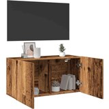 vidaXL Stenska TV omarica starinski les 80x30x41 cm Cene