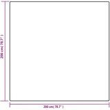  Teška deka s navlakom siva 200 x 200 cm 13 kg od tkanine | shoptok.hr