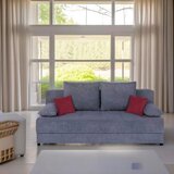 P & B ZOFA S POSTELJNO FUNKCIJO, antracit tekstil, leseni material Cene